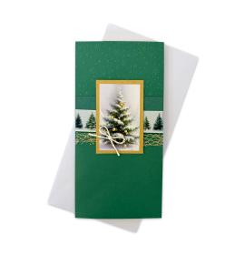 Handmade double folded card RD 1407