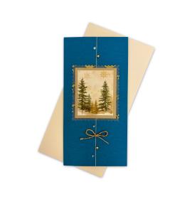 Handmade double folded card RD 1414