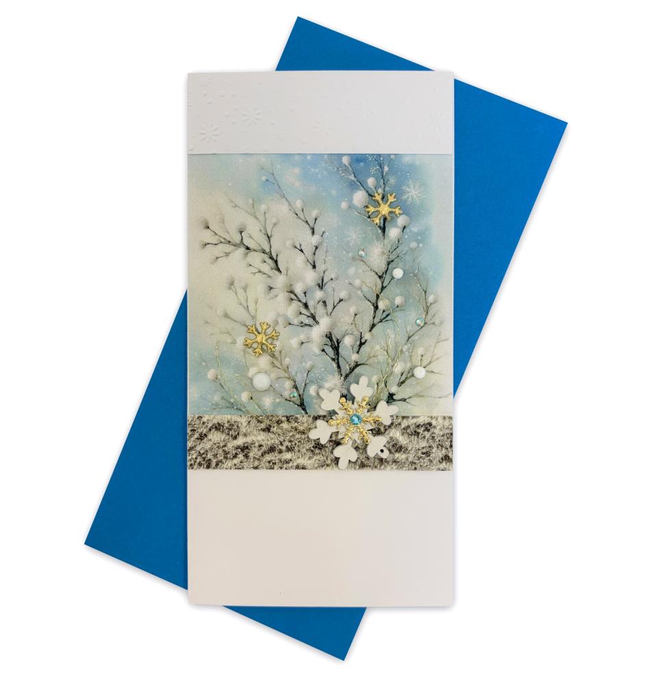Handmade double folded card