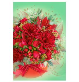 Standarta dubulta kartīte, apdruka iekšpusē 26059