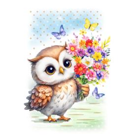 Standarta dubulta kartīte, apdruka iekšpusē 26104