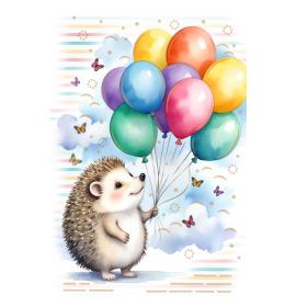 Standarta dubulta kartīte, apdruka iekšpusē 26108