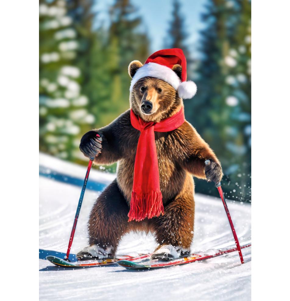 Double card, with envelope, in cooperation with Dr.Klauns