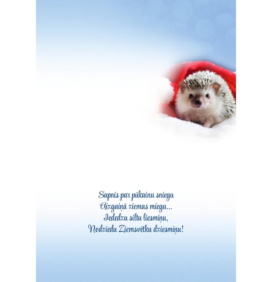 Dubulta kartīte, ar aploksni, sadarbībā ar Dr.Klauns