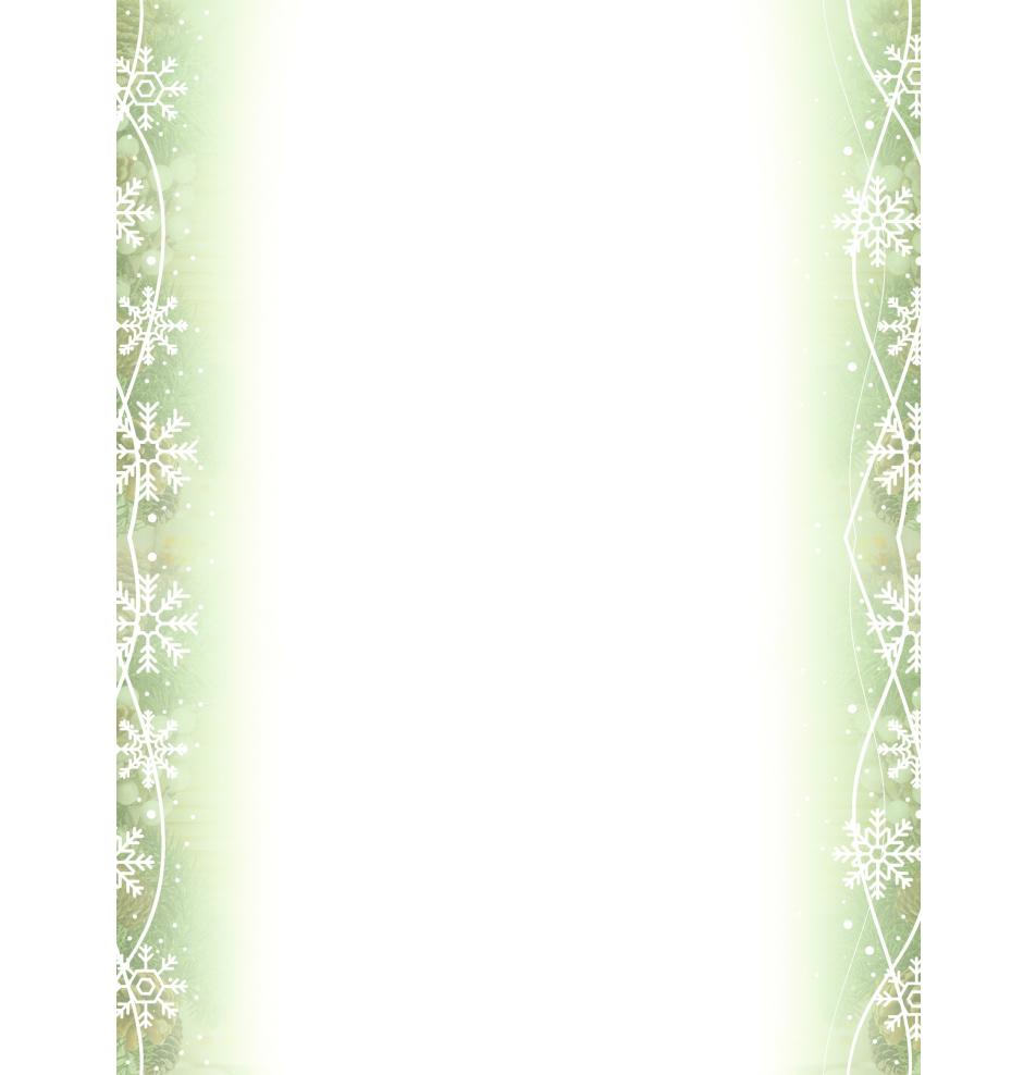 Standard double card, print inside