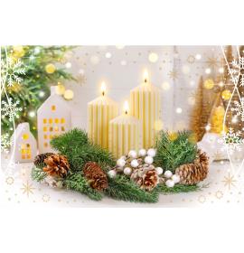 Standarta dubulta kartīte, apdruka iekšpusē 25379