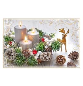 Standarta dubulta kartīte, apdruka iekšpusē 25383