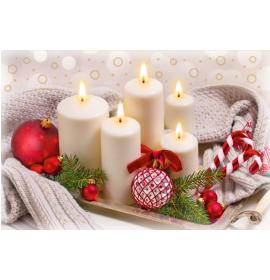 Standarta dubulta kartīte, apdruka iekšpusē 25386