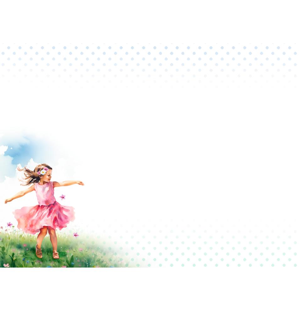 Standarta dubulta kartīte, apdruka iekšpusē