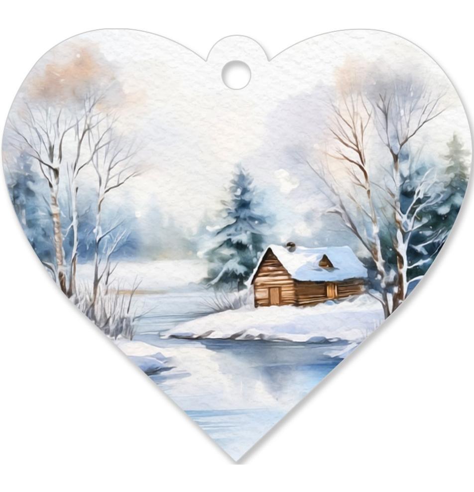 Dāvanu mazā, dubultā kartīte (figurāla)