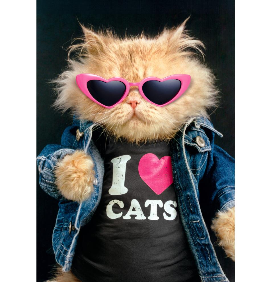 Double card, print inside