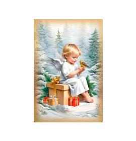 Double card, with envelope, in cooperation with Service dog association Teodors 26629