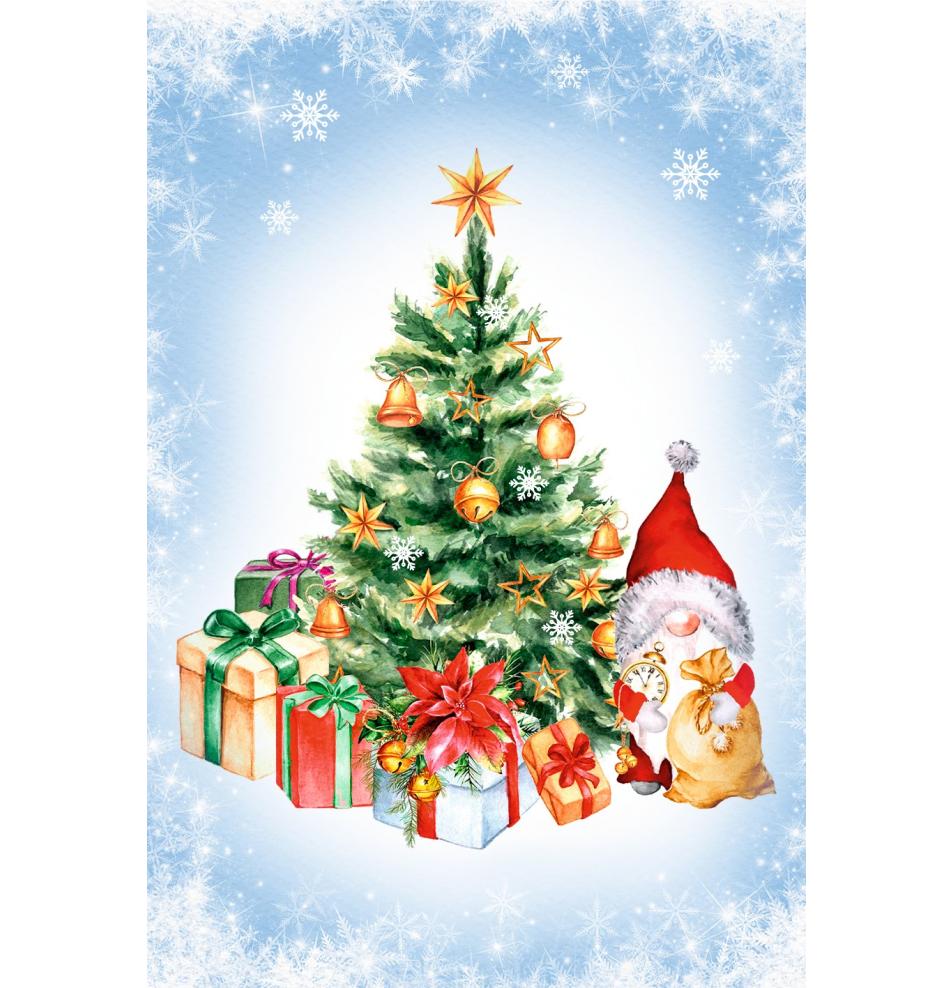 Double card, with envelope, in cooperation with Service dog association Teodors