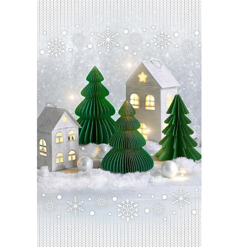 Double card, with envelope, in cooperation with Service dog association Teodors
