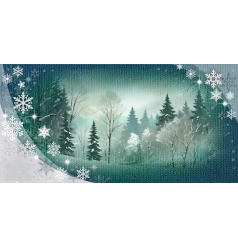 Dubulta kartīte, apdruka iekšpusē