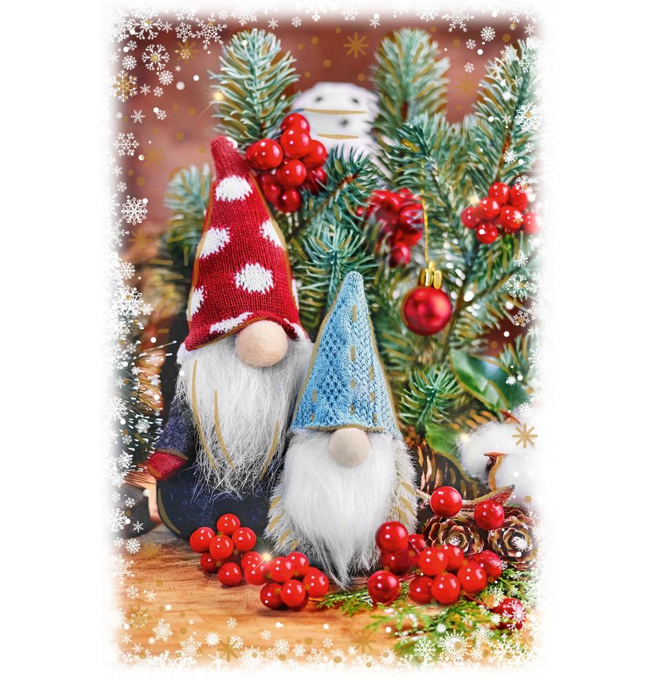 Dubulta kartīte, ar aploksni, sadarbībā ar Dr.Klauns