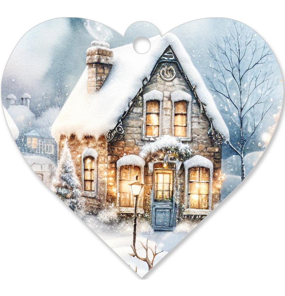 Gift card, small, double (figural)