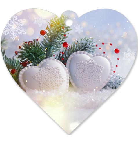 Gift card, small, double (figural)