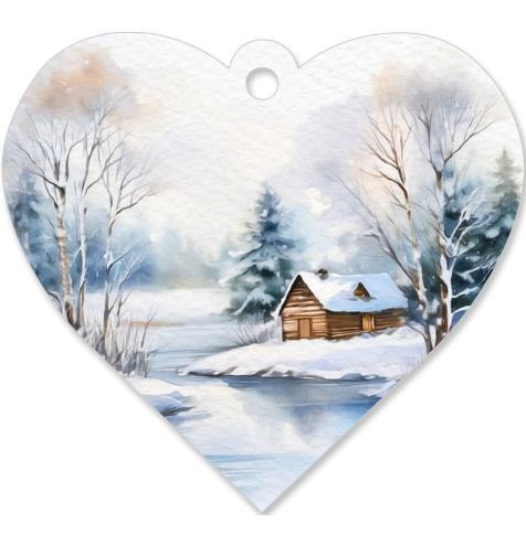 Gift card, small, double (figural)
