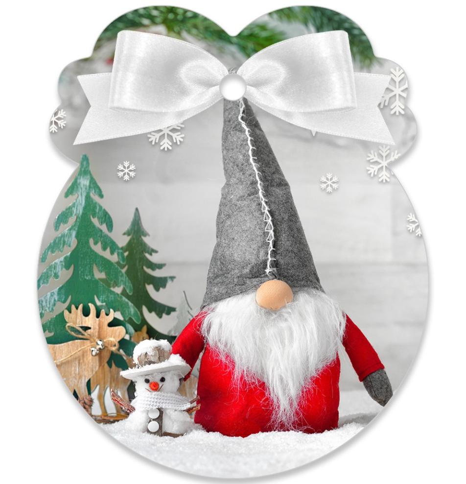 Gift card, small, double (figural)