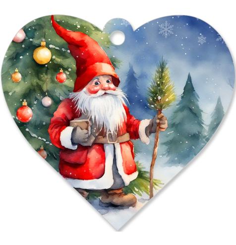 Gift card, small, double (figural)