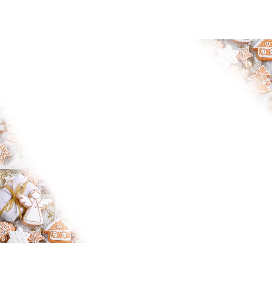 Standard double card, print inside