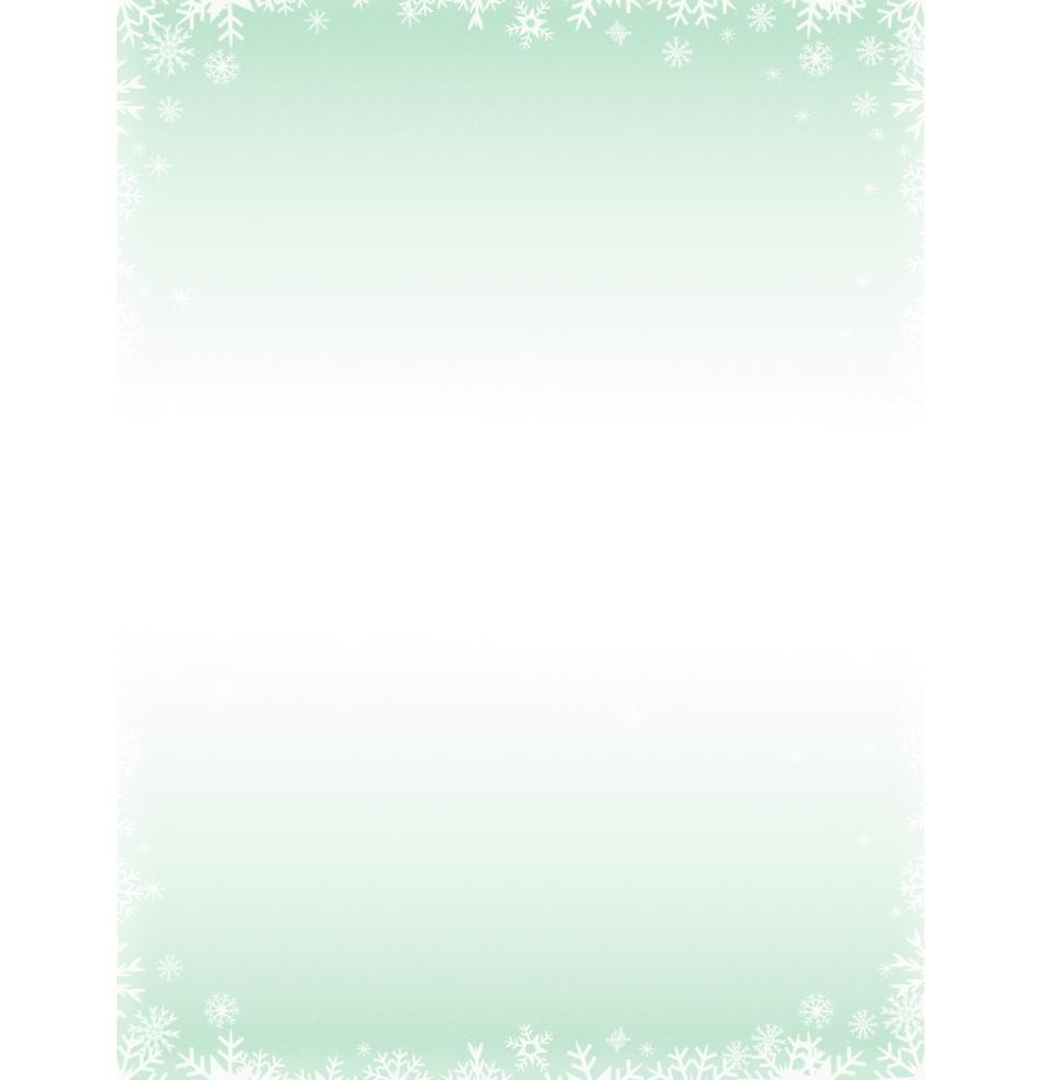 Standard double card, print inside