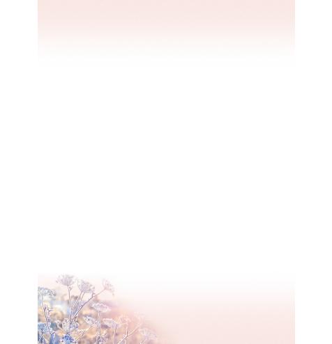 Standard double card, print inside