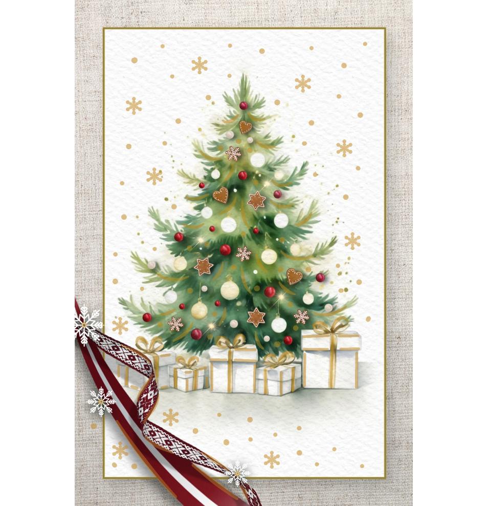 Standard double card, print inside