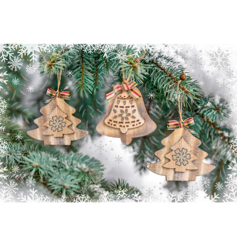 Standarta dubulta kartīte, apdruka iekšpusē