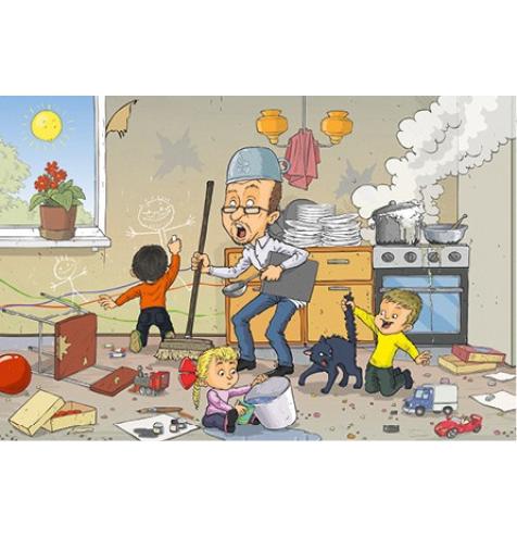 Standarta dubulta kartīte, apdruka iekšpusē