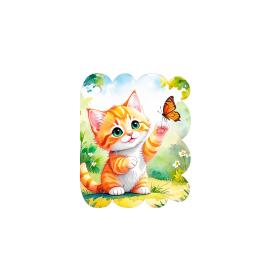 Gift card, small, double (figural) 27655