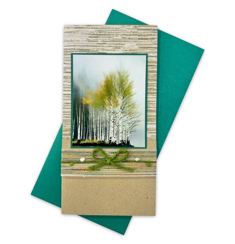 Handmade double folded card