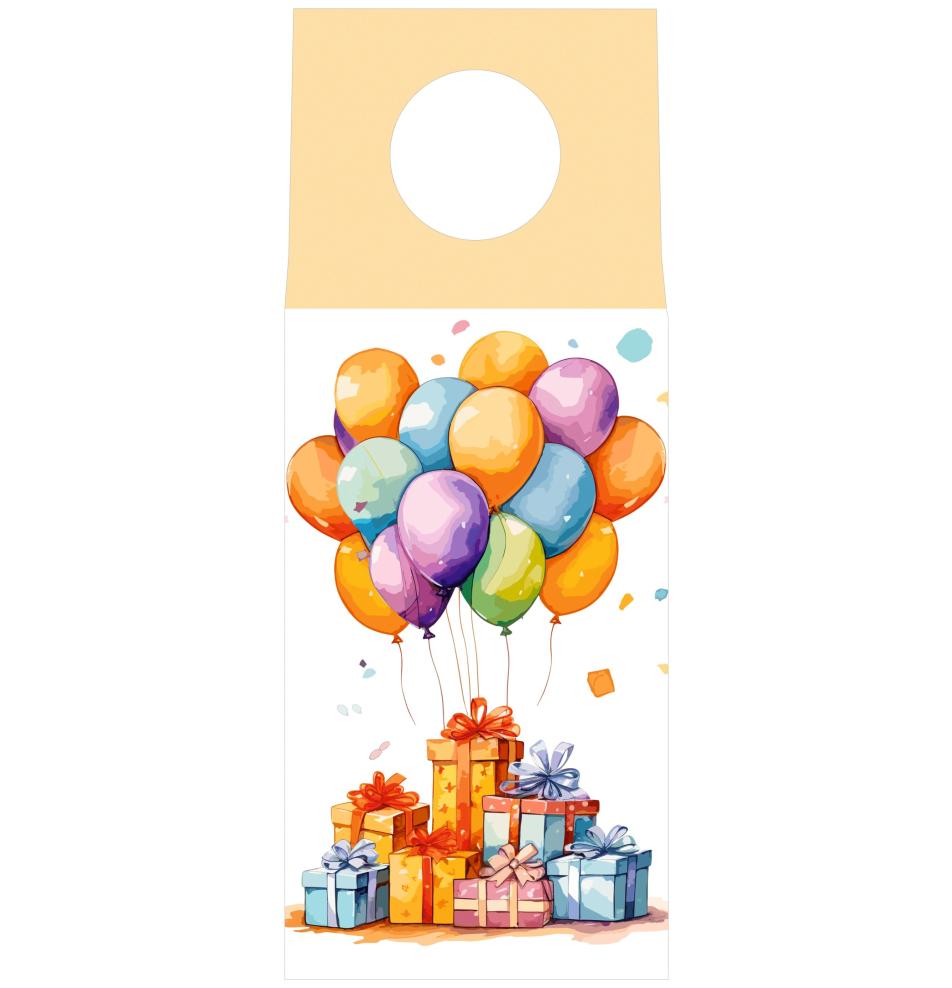 Kartīte, naudas aploksne - pudelei