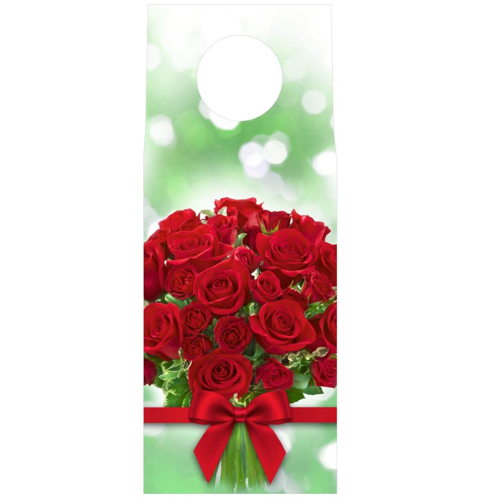 Money envelope card for bottle