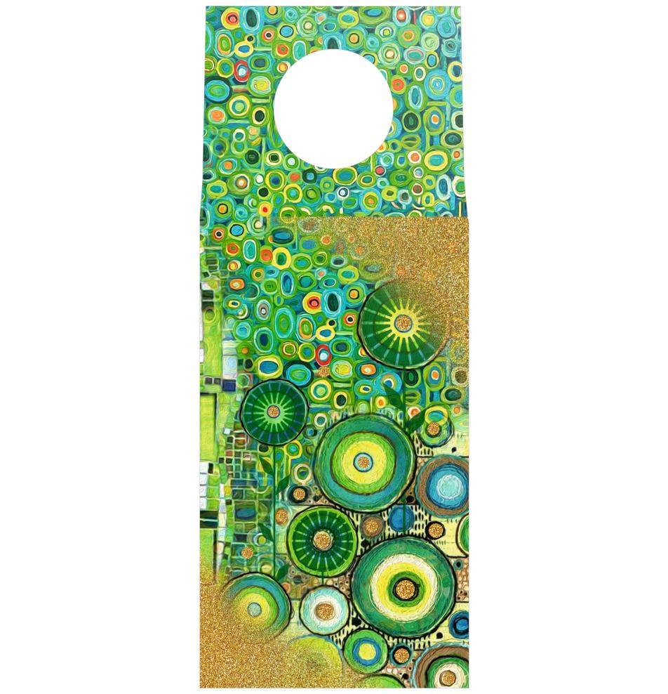 Money envelope card for bottle