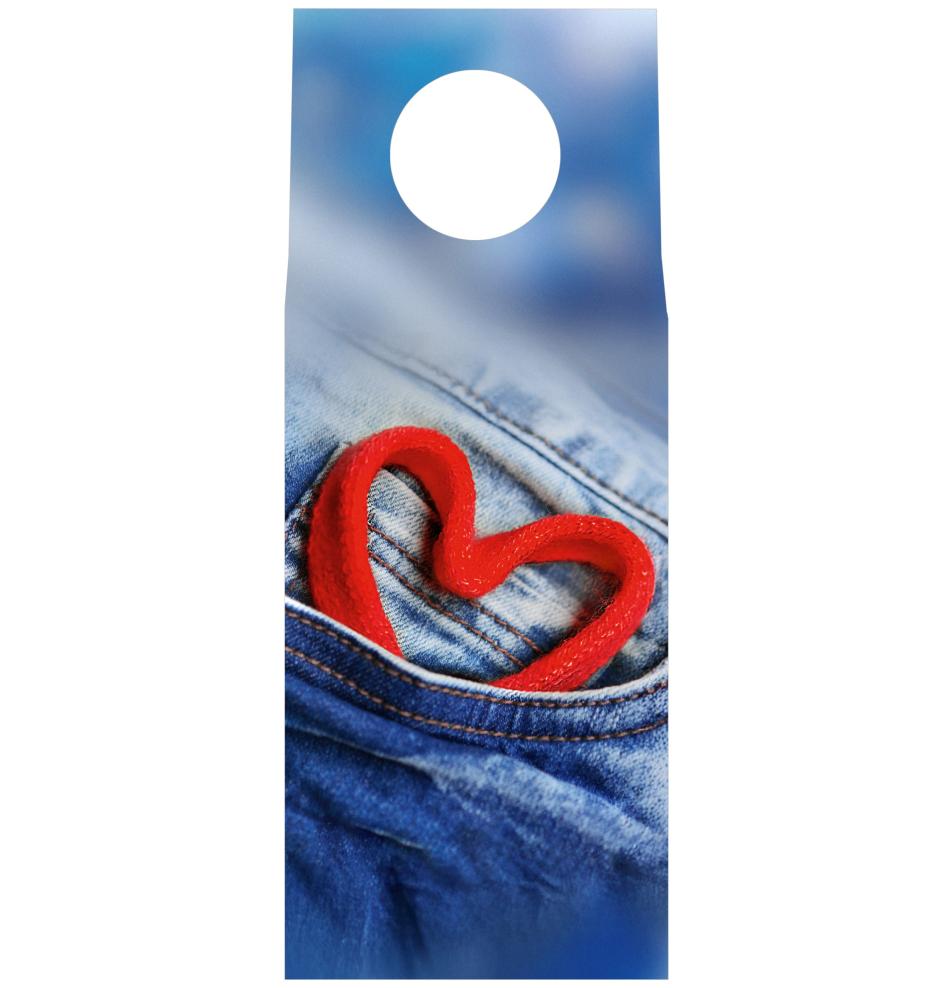 Money envelope card for bottle