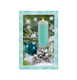 Double card, with envelope, in cooperation with Service dog association Teodors 24707