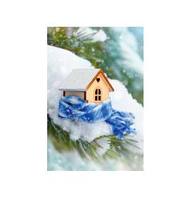 Double card, with envelope, in cooperation with Service dog association Teodors 24719