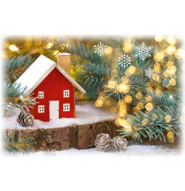 Standarta dubulta kartīte, apdruka iekšpusē 24566