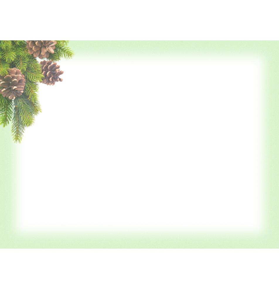 Standarta dubulta kartīte, apdruka iekšpusē